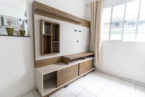 Fotografia Imobiliária de um apartamento novo para aluguel. Fotografia profissional por Fernando Freire, especialista em Airbnb e Booking.  Foto interna do apartamento.'