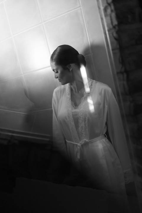 foto artistica de making of de noiva'