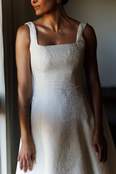 vestido de noiva minimalista'