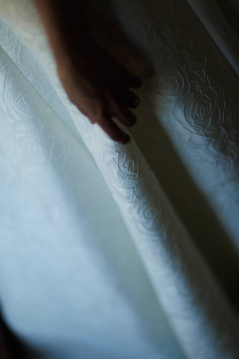 detalhes de vestido de nova'