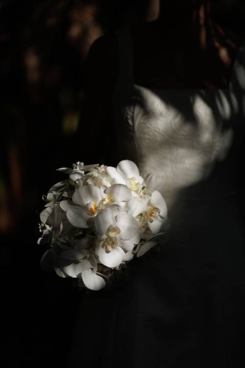 luz e sombras com noiva'