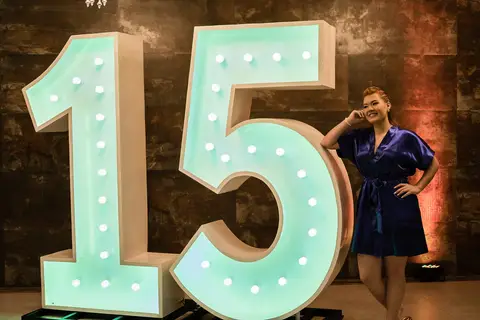 letreiro 15 anos ideias decoração'