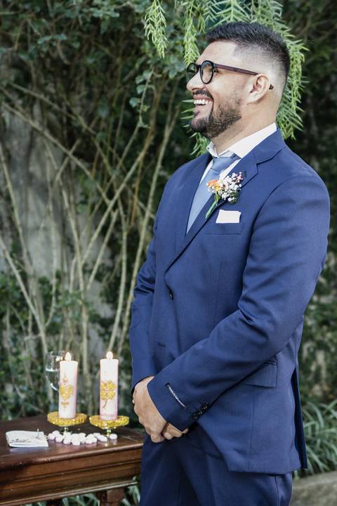 noivo aguardando noiva casamento fotografo itatiba julio akio hida retratos foto e video '