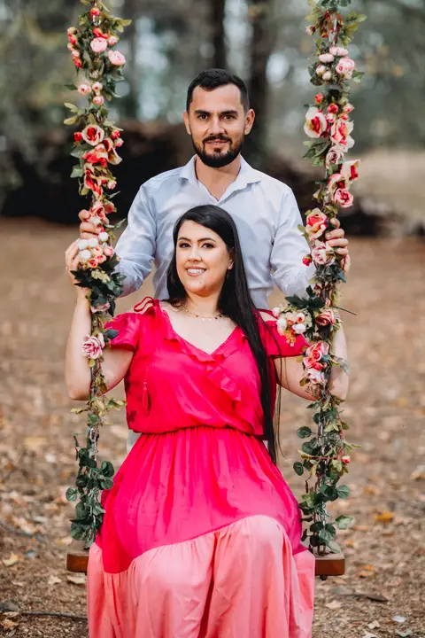 ensaio casal macena flores holambra pre wedding lindo plantação balanço'