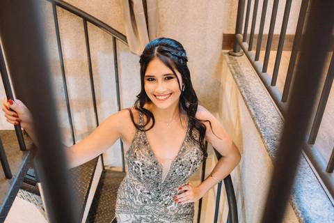 detalhe de making of debutante castelo dos vinhas '