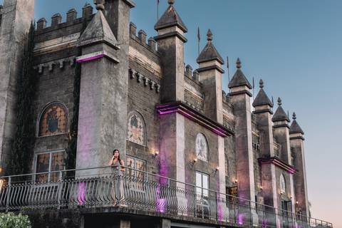 detalhe de making of debutante castelo dos vinhas '