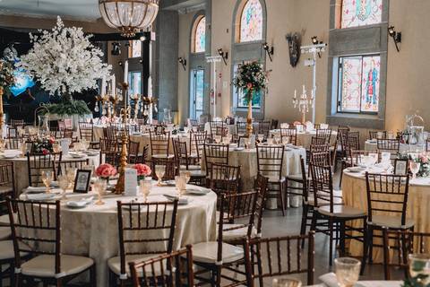 salão de festa castelo dos vinhas decorado '