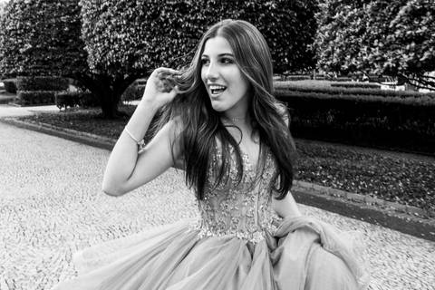 ensaio ipiranga sp 15 anos debutante preto e branco'