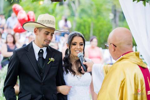 sim da noiva casamento no campo'