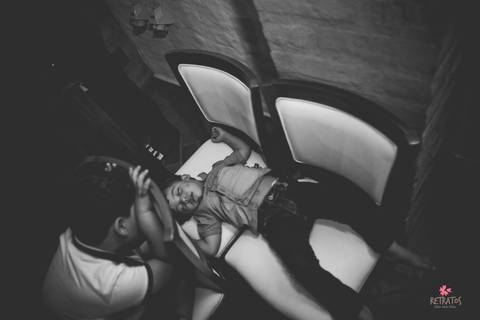 crianças cansadas casamento '