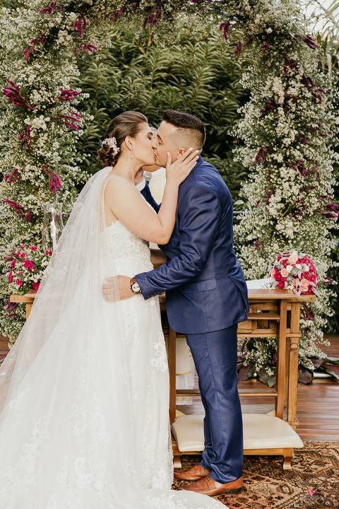 primeiro beijo do casal retratos foto video itatiba alto palmeiras '