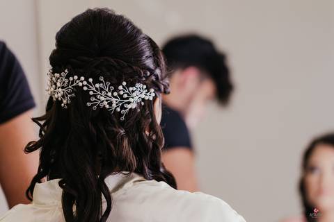 detalhes de cabelo making of noiva arranjo cabelo lindo casamento interior sp itatiba interior fotografo de casamento'