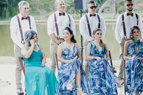 mãs da noiva se emocionando com a cerimonia  noiva lindo casamento interior sp itatiba interior fotografo de casamento'