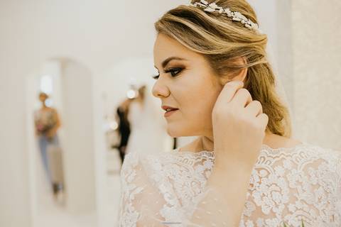 noiva gravida e buque lindo itatiba vestido fotografo de casamento'