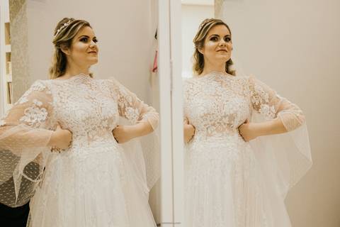 noiva make wandas salão vestido lindo'