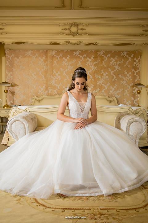 foto vestido festa debutante making of lindo vestido branco'
