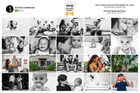 HONORABLE MENTION BEST FAMILY COLLECTION AWARD 18 / 2023 INSPIRATION PHOTOGRAPHERS'
