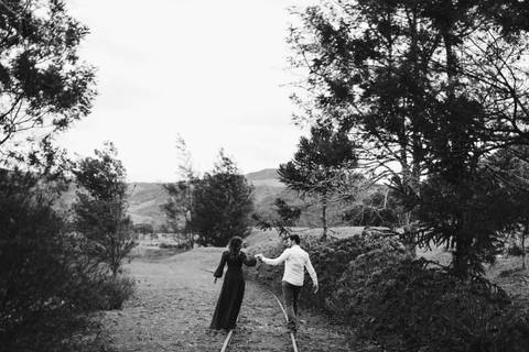 Sessão pré-casamento na serra'