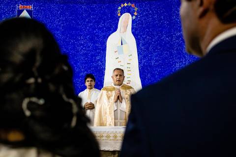 Casamento na Igrejinha Nossa Senhora de Fátima'