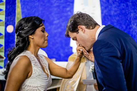 Casamento na Igrejinha Nossa Senhora de Fátima'