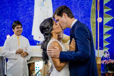 Casamento na Igrejinha Nossa Senhora de Fátima'