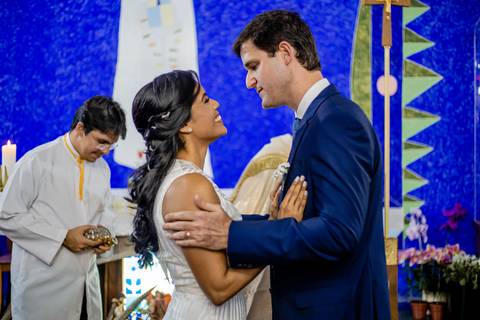 Casamento na Igrejinha Nossa Senhora de Fátima'