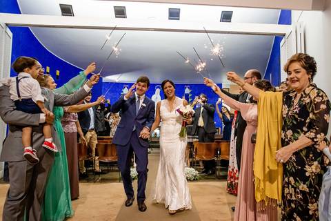 Casamento na Igrejinha Nossa Senhora de Fátima'