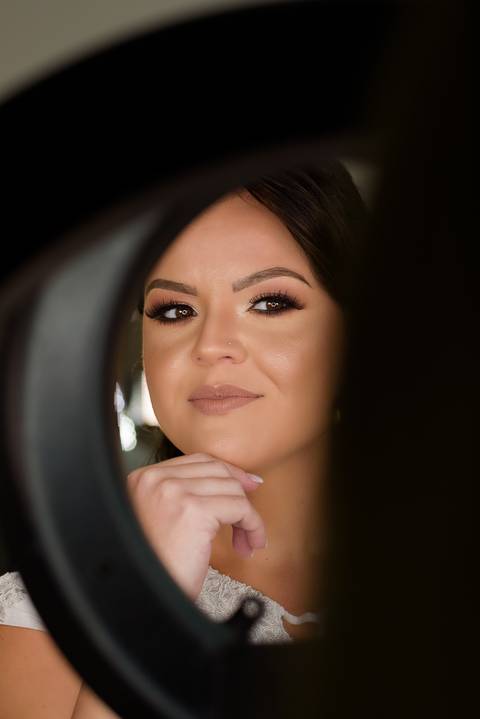 maquiagem para fotos de casamento'