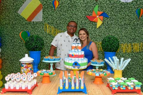 painel cha de bebe em eva'