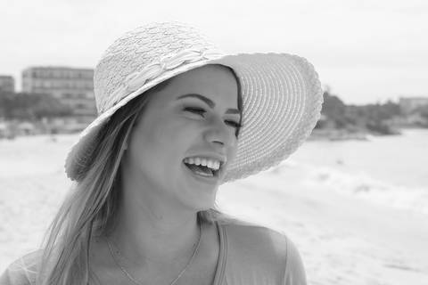 felicidade de mulher'