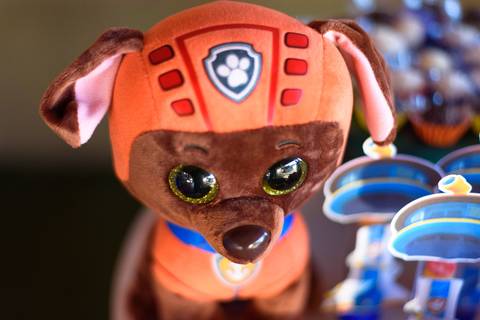 Os bichinhos de pelúcia deixam a festa mais fofa'