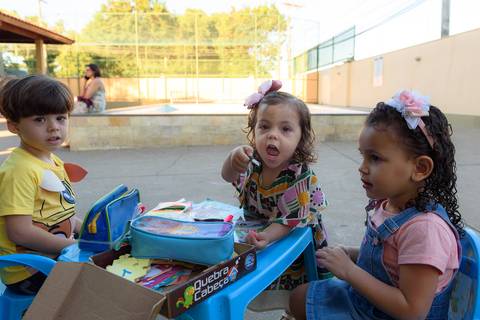 Festejando com os amigos'