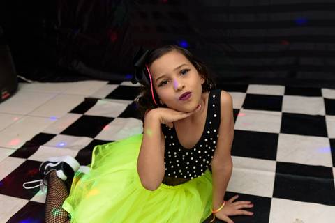 Fazendo pose na festa'