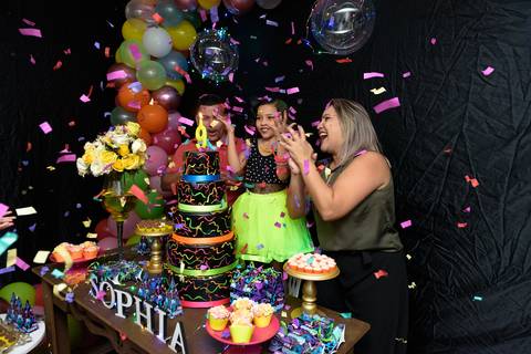 Cantando os parabéns no aniversário'
