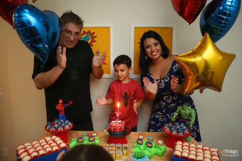 Aniversário Infantil 5 anos do Enzo, registro pela fotografa de Familia Adriana Mesquita em Uberlândia'