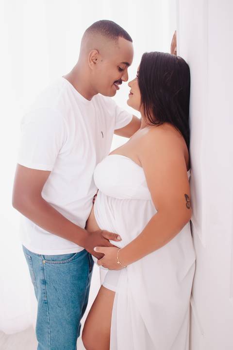 Ensaio Gestante em estudio fotografico São Paulo'