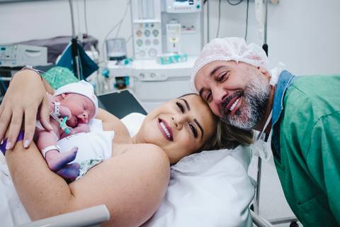 Nascimento do bebê na Maternidade - Hospital Salvalus 
Studio Mila Werneck'