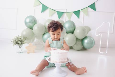 Ensaio Smash the Cake 1 ano, Studio Mila Werneck, Barueri'