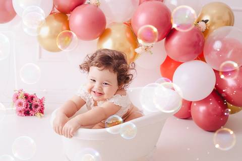 Aniversario, 1 ano, Smash, Ensaio 1 ano, Estudio Mila Werneck Barueri'