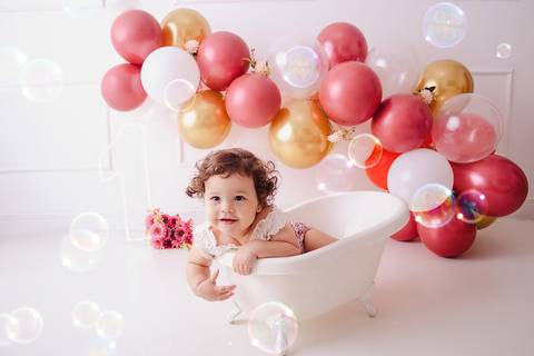 Aniversario, 1 ano, Smash, Ensaio 1 ano, Estudio Mila Werneck Barueri'