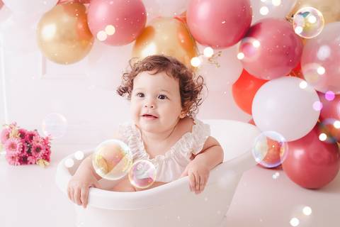 Aniversario, 1 ano, Smash, Ensaio 1 ano, Estudio Mila Werneck Barueri'