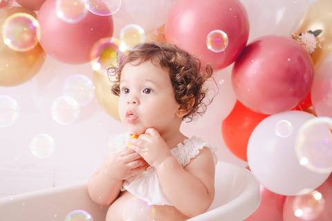 Aniversario, 1 ano, Smash, Ensaio 1 ano, Estudio Mila Werneck Barueri'