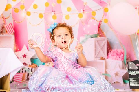 Ensaio Smash the cake São Paulo Studio Mila Werneck'