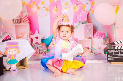 Ensaio Smash the cake São Paulo Studio Mila Werneck'