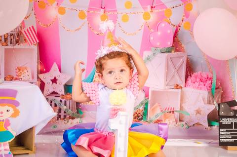 Ensaio Smash the cake São Paulo Studio Mila Werneck'