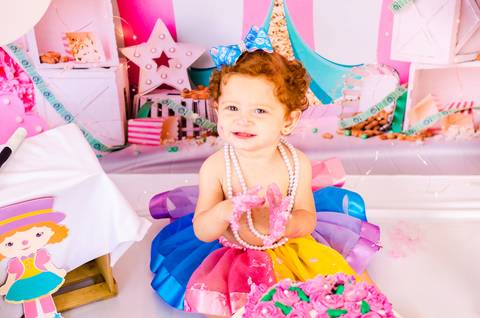 Ensaio Smash the cake São Paulo Studio Mila Werneck'