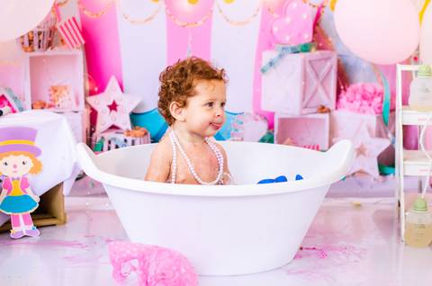 Ensaio Smash the cake São Paulo Studio Mila Werneck'