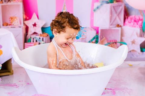 Ensaio Smash the cake São Paulo Studio Mila Werneck'