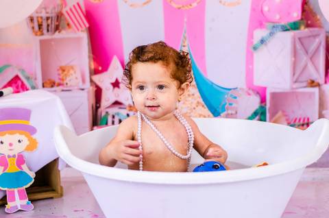 Ensaio Smash the cake São Paulo Studio Mila Werneck'