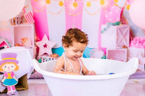 Ensaio Smash the cake São Paulo Studio Mila Werneck'